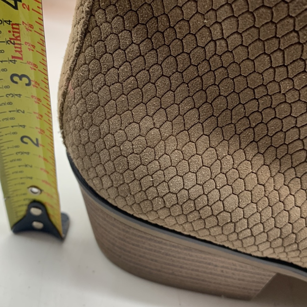 Michael Michael Kors Tan Suede Ankle Boots Size 11 MCA4701J - Picture 5 of 12